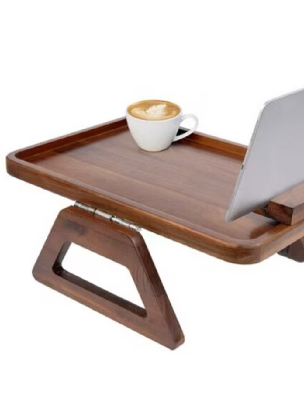 Smart Design Acacia Wood Armrest Tray - Picture 2 of 4